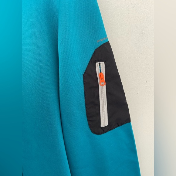 IZOD Golf Crewneck Pullover 1/4 Zip Up Sweater Men's Size M Blue - Picture 5 of 5